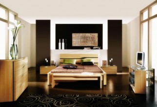 1600x1196px A Beautiful Bedroom In Brown Picture in Bedroom