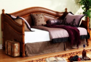 1600x1029px Attractive Daybed In Antique Finish Picture in Bedroom