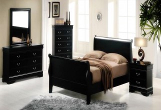 1600x1157px Beautiful Looking Bed In Black Picture in Bedroom