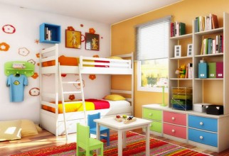 1600x1228px Bright Colorful Kids Bedroom Picture in Bedroom