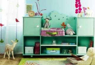 1600x1112px Bright Green Colour Shelving For Kids Bedroom E Picture in Bedroom