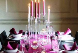 1600x1600px Christmas Candles Table Decor Picture in Table