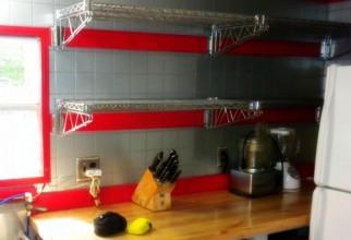 1600x1101px Chrome Shelving Kitchen Ideas Picture in Kitchen