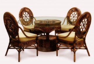 1600x1092px Cute Round Glass Top Table And Round Back Chairs Picture in Table
