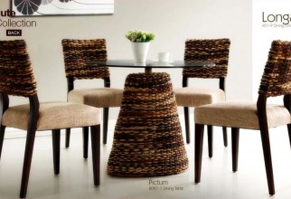 1600x1002px Dining Sets Upholstered In Jute Picture in Kitchen