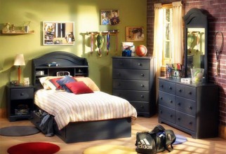 1600x1291px Full Gray Bed Set For Teenage Boys Picture in Bedroom