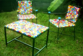 1600x1200px Useful Recycled Chair Using Bottle Caps Picture in Chair