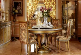 1600x1213px With Gold Finish Dining Table Chairs Picture in Table