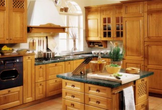 1600x1037px Wooden Kitchen Island Picture Picture in Kitchen