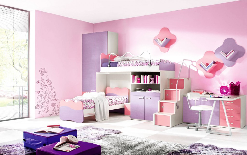 Girls Kids Bedroom Furniture Sets in Bedroom