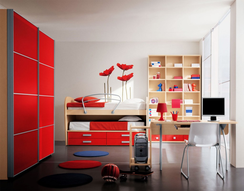 Modern Kids Bedroom Furniture Sets in Bedroom