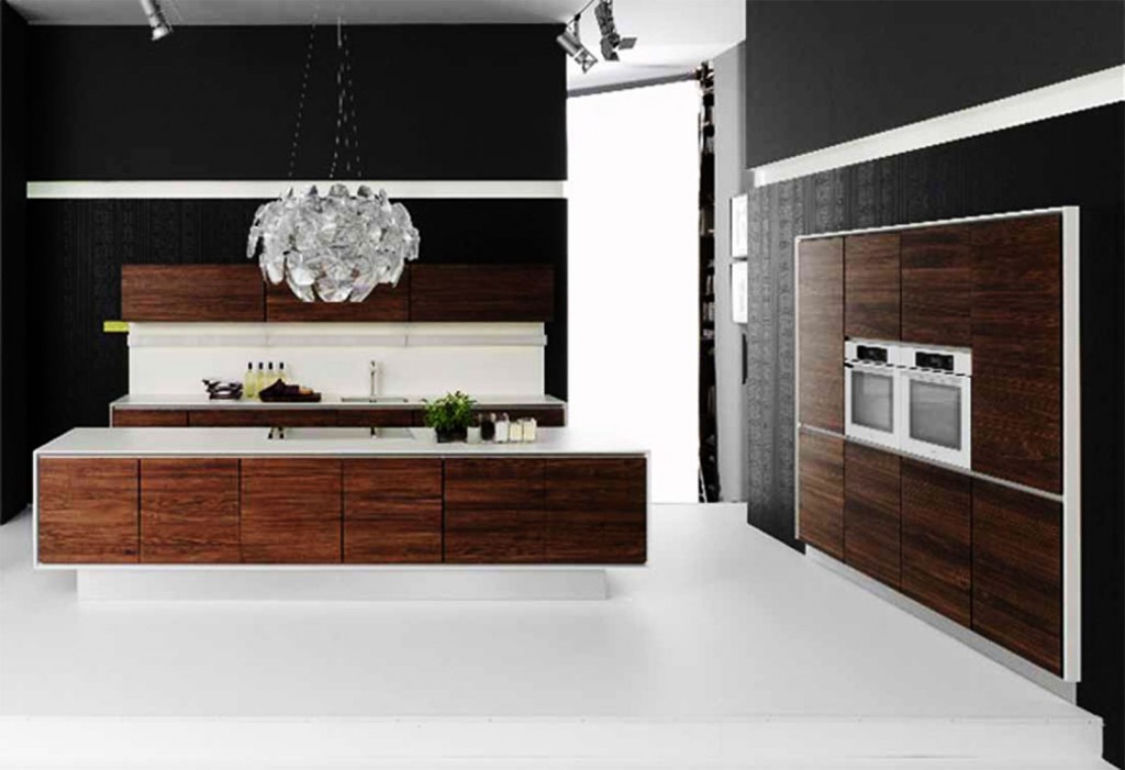 Modern Wood Kitchen Cabinets in Kitchen
