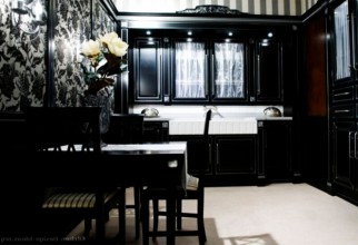 1600x1084px Small Painting Kitchen Cabinets Black Picture in Kitchen