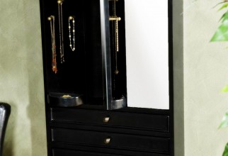 1600x1600px A Beautiful Black Wall Mounted Armoire With Mirror Picture in Furniture Idea
