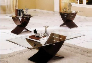 1600x1231px Cross Shaped Base Glass Top Picture in Furniture Idea