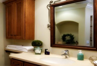 1600x1552px Elegantly Finished Vanity And Matching Cabinet Picture in Living Room