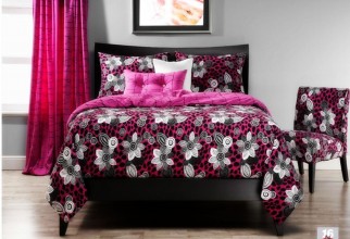 1600x1104px Floral In Wild Pink With Matching Drapes Picture in Furniture Idea
