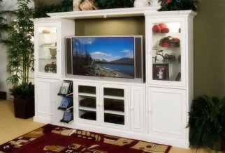 1600x1067px Graceful White Console With Glass Display Shelves Picture in Furniture Idea
