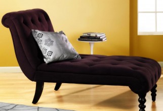 1600x1600px Purple Velvet Chaise Lounge Picture in Furniture Idea