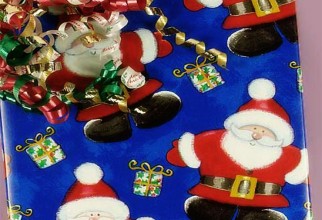 1600x1778px Red Santa On Blue Sheet Picture in Furniture Idea