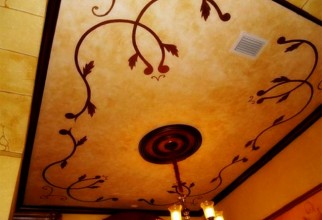 1600x1198px Scroll Designed Ceiling Art Picture in Furniture Idea