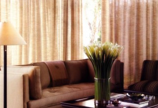 1600x1600px Semi Sheer Drapery And Matchingly Upholstered Sofa Picture in Chair