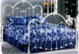 1600x1154px Sleigh Patterned In White Metal Picture in Furniture Idea