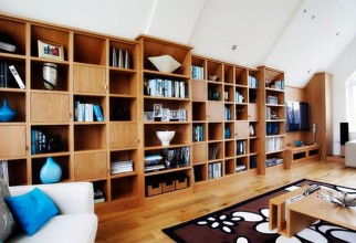 1600x976px Wall To Wall Built In Shelf In Loft Space Picture in Furniture Idea