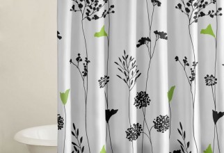 900x900px Asian Shower Curtain Picture in Curtain