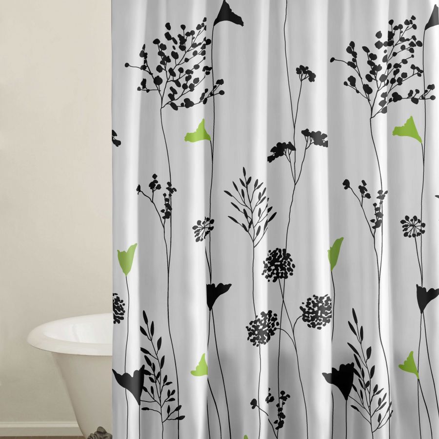 Asian Shower Curtain in Curtain