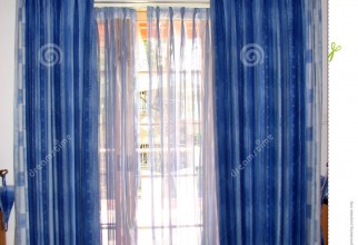 1065x1300px Blue And Green Curtains Picture in Curtain