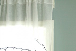 670x893px Branch Curtain Rod Picture in Curtain