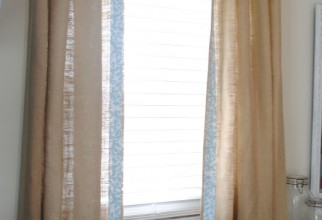 536x800px Burlap Curtains Picture in Curtain