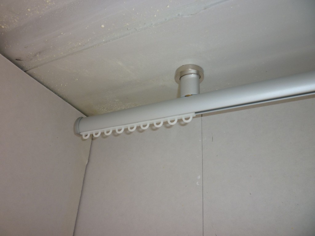 Ceiling Curtain Rods in Curtain