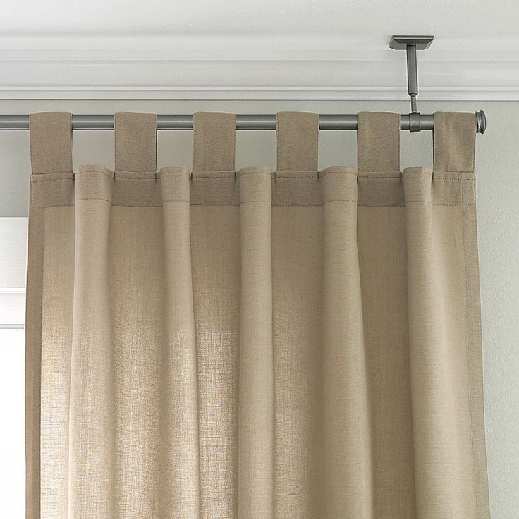 Ceiling Mounted Curtain Rod in Curtain