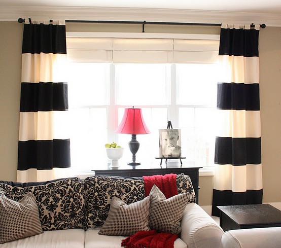 Diy No Sew Curtains in Curtain