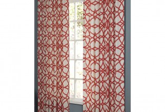 900x900px Geometric Curtain Panels Picture in Curtain