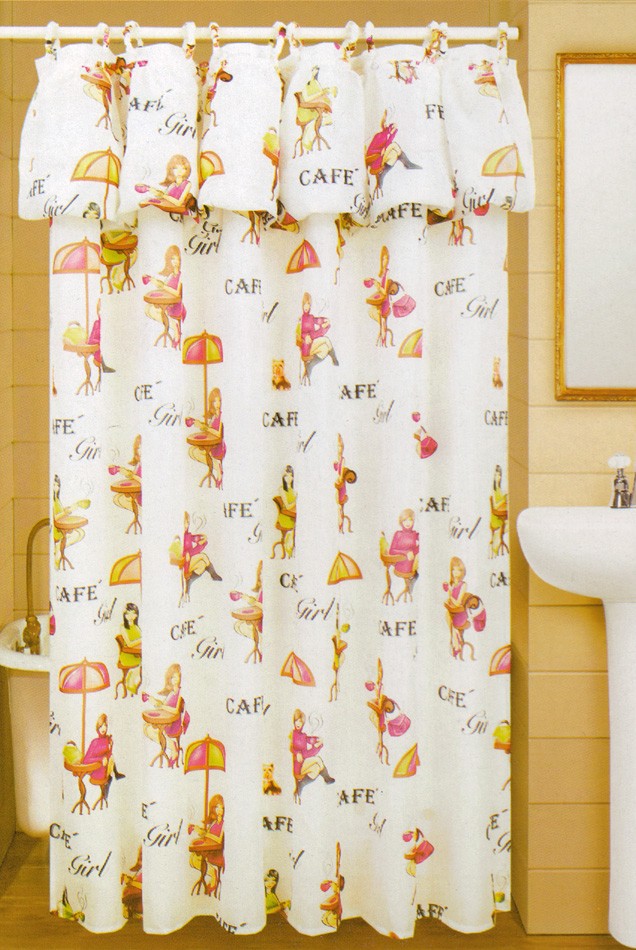 Girls Shower Curtains in Curtain