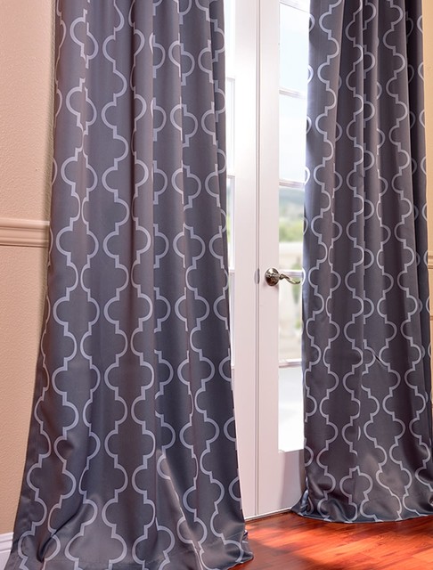 Gray Blackout Curtains in Curtain