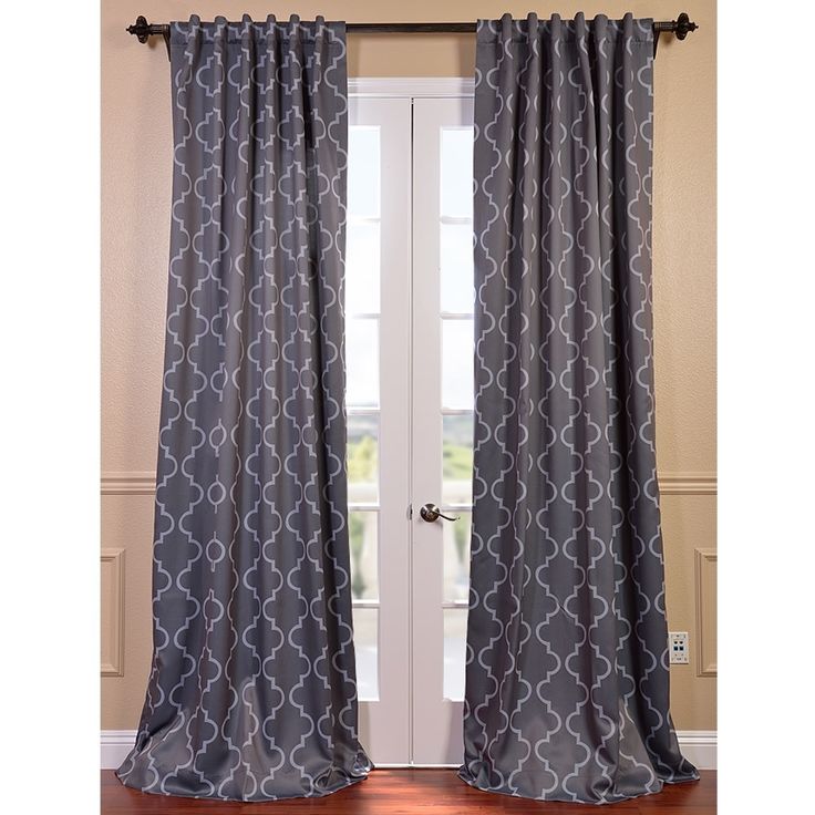 Grey Blackout Curtains in Curtain