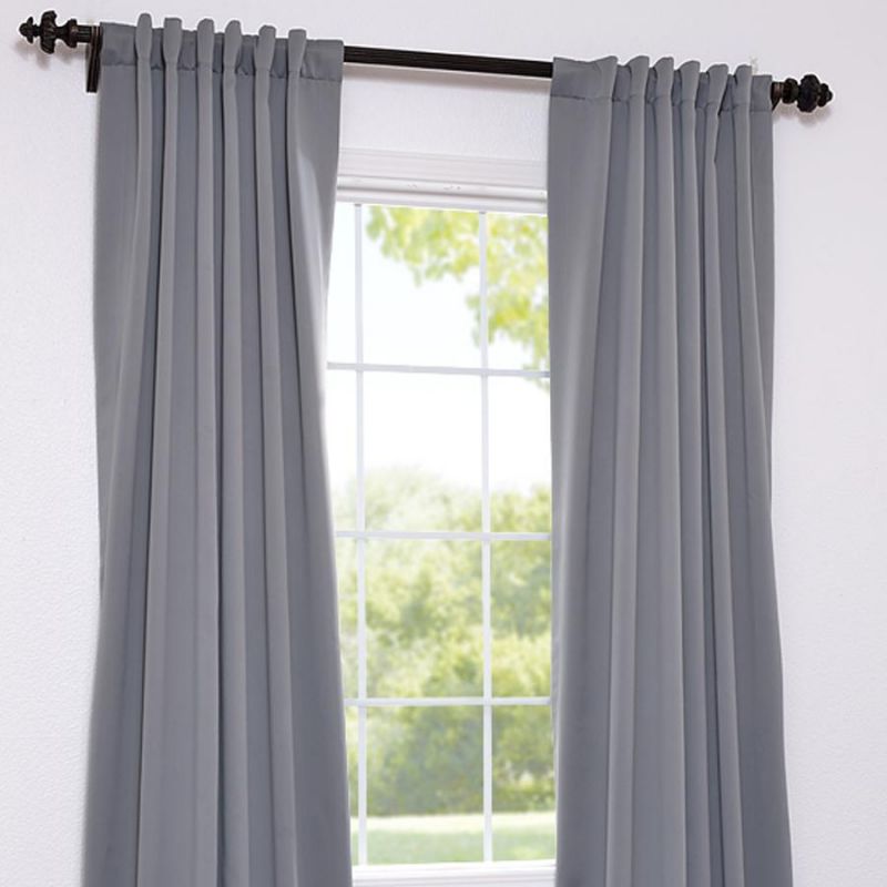Grey Curtain Panels in Curtain