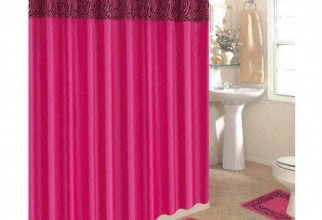 1200x1200px Hot Pink Shower Curtain Picture in Curtain