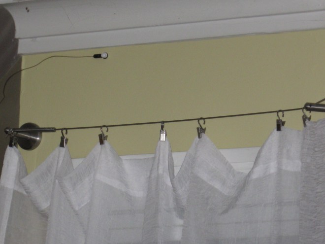 Ikea Curtain Wire in Curtain