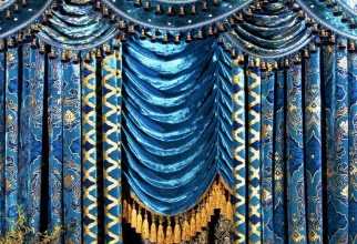 734x734px Peacock Blue Curtains Picture in Curtain