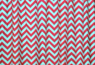 404x637px Pink Chevron Curtains Picture in Curtain
