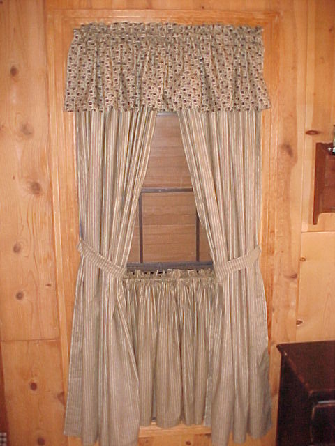 Primitive Country Curtains in Curtain
