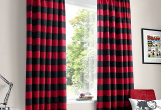1200x1200px Red And Black Curtains Picture in Curtain