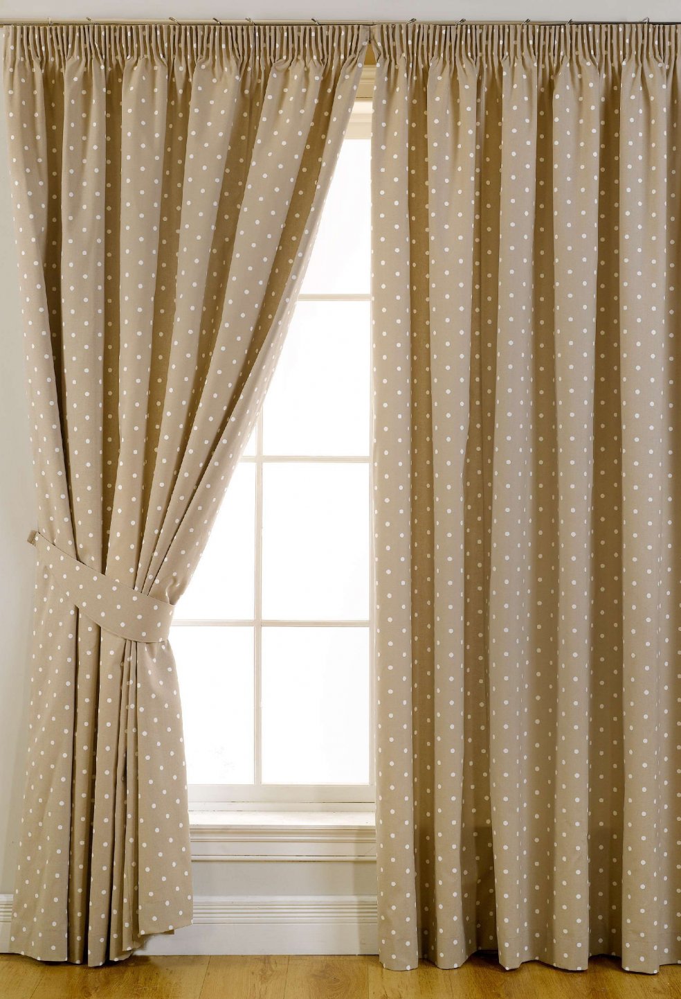 Taupe Curtains in Curtain