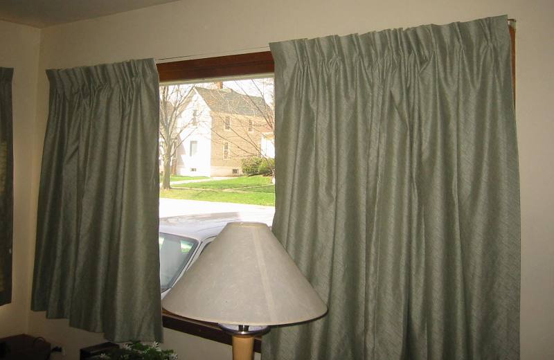 Traverse Rod Curtains in Curtain