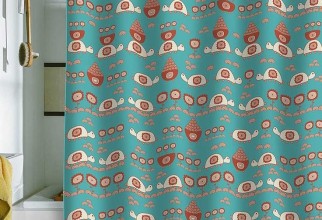 736x736px Turtle Shower Curtain Picture in Curtain